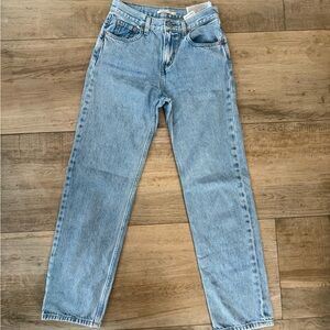 Levi's Blue Low Pro Straight Leg Jeans